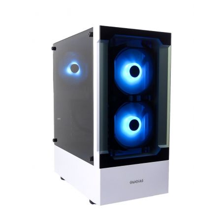 Intel i5 10400 6-Core ELITE RTX 4060 High End RGB Game PC - 500GB SSD - 16GB RAM - Win11 PRO - Talos E3 WHITE