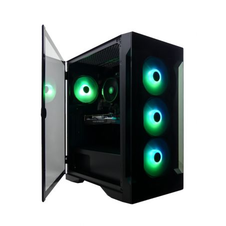 Intel i5 6-Core Allround RGB Game PC met Magneetdeur - GTX 1650 - 16GB RAM - 500GB SSD - i5-10400 - Windows 11