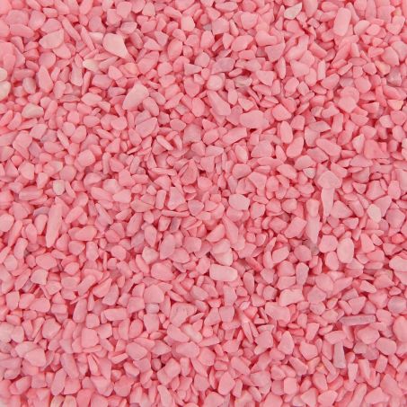 Aquarium Steentjes - Gekleurd Granulaat - ROZE - Bodembedekking 4-6mm - 1KG