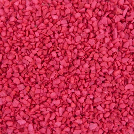 Aquarium Steentjes - Gekleurd Granulaat - FUCHSIA - Bodembedekking 4-6mm - 1KG