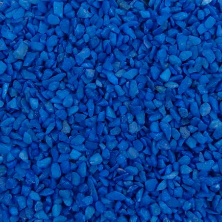 Aquarium Steentjes - Gekleurd Granulaat - DONKER BLAUW - Bodembedekking 4-6mm - 1KG
