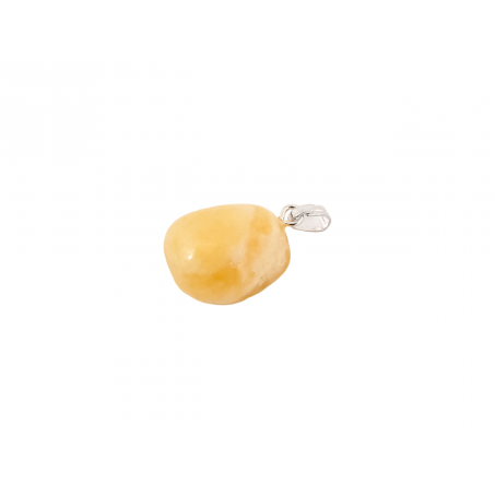 Hanger Gele Calciet Edelsteen