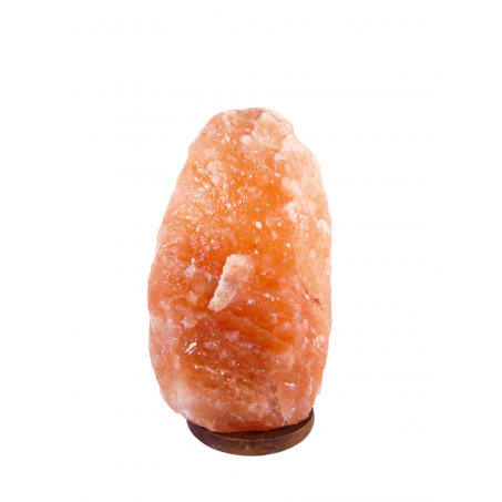 Zoutlamp 18kg - 100% Natuurlijk Himalaya Zout - Extra Lange Kabel 1,8mtr met Lampje - ca. 42x24cm - Individueel Gefotografeerd