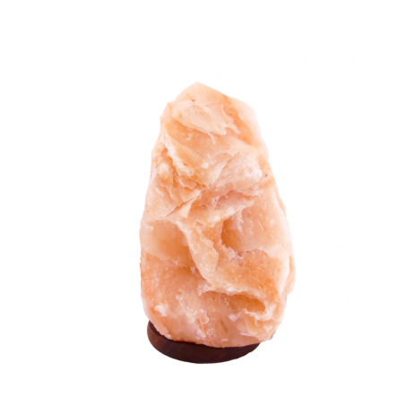 Zoutlamp 18kg - 100% Natuurlijk Himalaya Zout - Extra Lange Kabel 1,8mtr met Lampje - ca. 42x23cm - Individueel Gefotografeerd