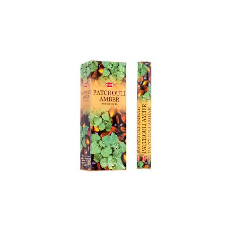 HEM Patchouli Amber Wierook (pakje a 20 stokjes)