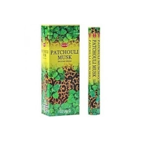 HEM Patchouli Musk Wierook (pakje á 20 stokjes)