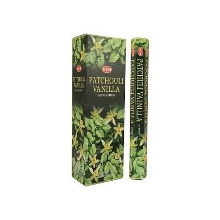 HEM Wierook - Patchouli Vanilla - Slof / Voordeelbox (6 Pakjes / 120 stokjes)