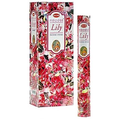 HEM Wierook - Lily ( Precious) - Slof / Voordeelbox (6 Pakjes / 120 stokjes)