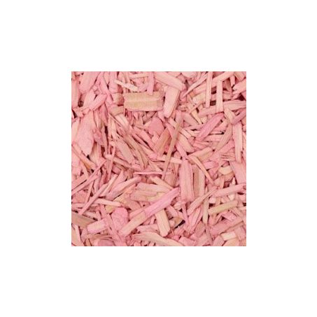 Houtsnippers Gekleurd Klein / Decochips 10-20mm -  LICHT ROZE - Bodembedekking Bloempotten en Plantenbakken - Zak 5 ltr