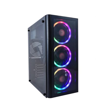 AMD Ryzen 5 6-Core RGB Game Computer / Gaming PC - RTX 4060 - 500GB SSD - 16GB RAM - Win11 PRO - VISION