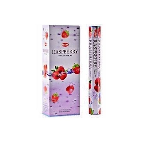 HEM Wierook - Raspberry - Slof / Voordeelbox (6 Pakjes / 120 stokjes)