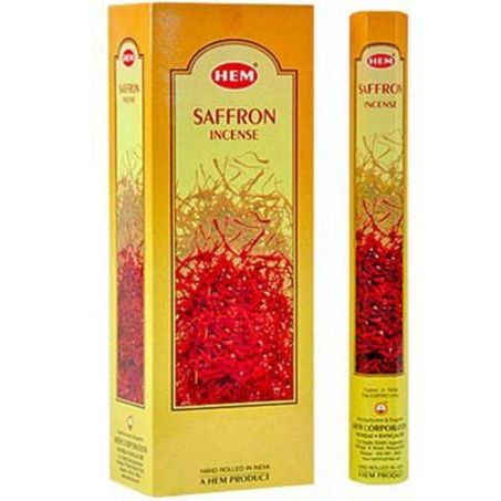 HEM Wierook - Saffron - Slof / Voordeelbox (6 Pakjes / 120 stokjes)