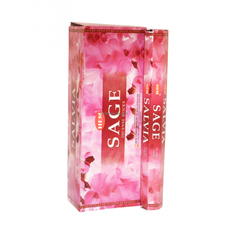 HEM Wierook - Sage - Slof / Voordeelbox (6 Pakjes / 120 stokjes)
