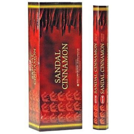 HEM Wierook - Sandal Cinnamon - Slof / Voordeelbox (6 Pakjes / 120 stokjes)