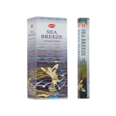 HEM Wierook - Sea Breeze - Slof / Voordeelbox (6 Pakjes / 120 stokjes)
