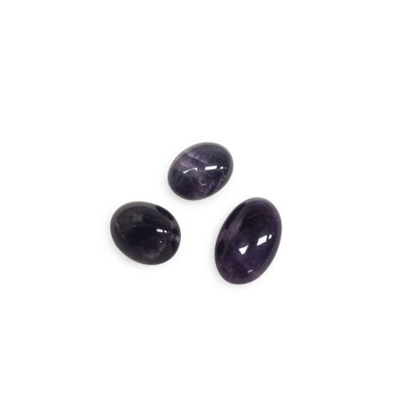 Set van 3 Amethist Getrommelde Stenen – 1–3 cm (AA-kwaliteit) - lalashops