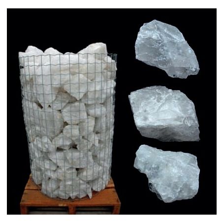 Bergkristal Ruw Groot - B-Kwaliteit - Groothandel Partij Stenen/Stukken van 0,5 tot 4kg - 100KG