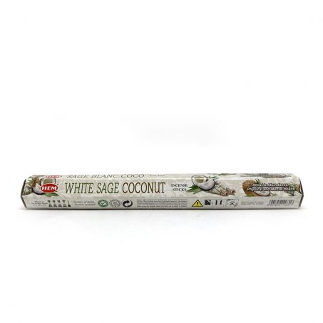 HEM White Sage Coconut Wierook (pakje á 20 stokjes)