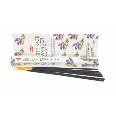 HEM Wierook - White Sage Lavender  - Slof / Voordeelbox (6 Pakjes / 120 stokjes)