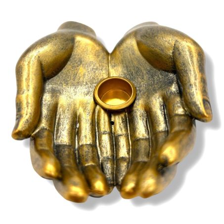 Wierookhouder Gouden Handen
