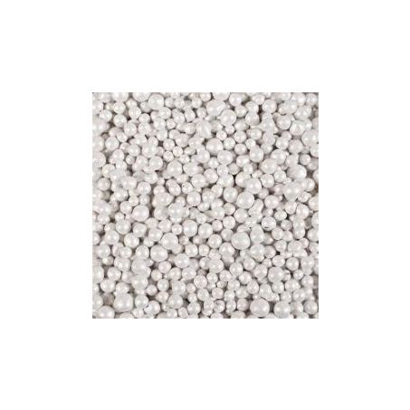 Gekleurde Klei Korrels / Deco Pearls 4-8 mm - WIT - Bodembedekking Bloempotten en Plantenbakken - Zak 4 liter