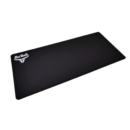 XXXL Muismat Groot Extra Dikte 4mm Zwart - 900x400 / 90x40 - Gaming Mousepad XXL (Toetsenbord en Muis passen hierop) - Hoge kwaliteit met Anti-Slip, Ongevouwen verstuurd! - BitBull Logo