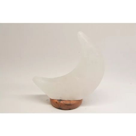 Zoutlamp Maan - Wit