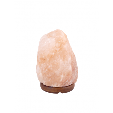 Zoutlamp 4 tot 6kg - Haliet Zoutsteen uit Himalaya gebergte - c.a. 24x14cm