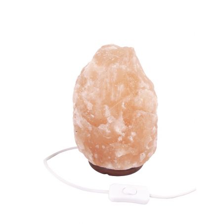 Zoutlamp 6 tot 8 kg - Himalayazout / Zoutsteen (Haliet) - c.a. 32x17cm
