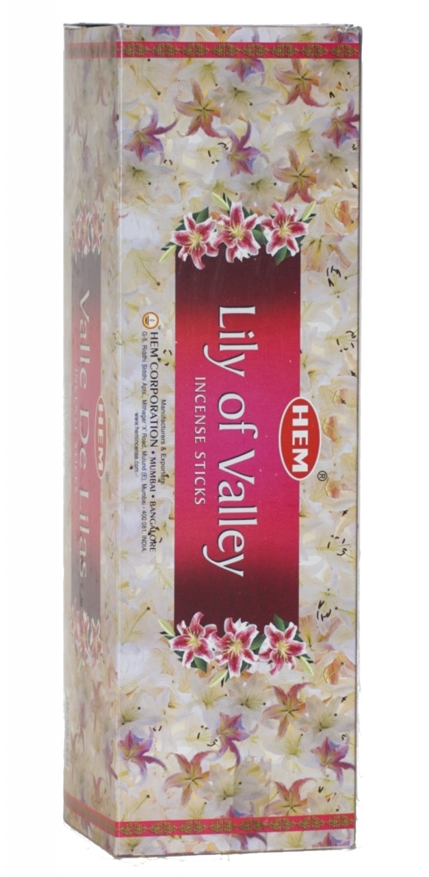 LalaShops HEM Wierook - Lily of the Valley - Slof / Voordeelbox (6 Pakjes / 120 stokjes)