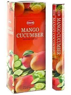 LalaShops HEM Wierook - Mango Cucumber - Slof / Voordeelbox (6 Pakjes / 120 stokjes)