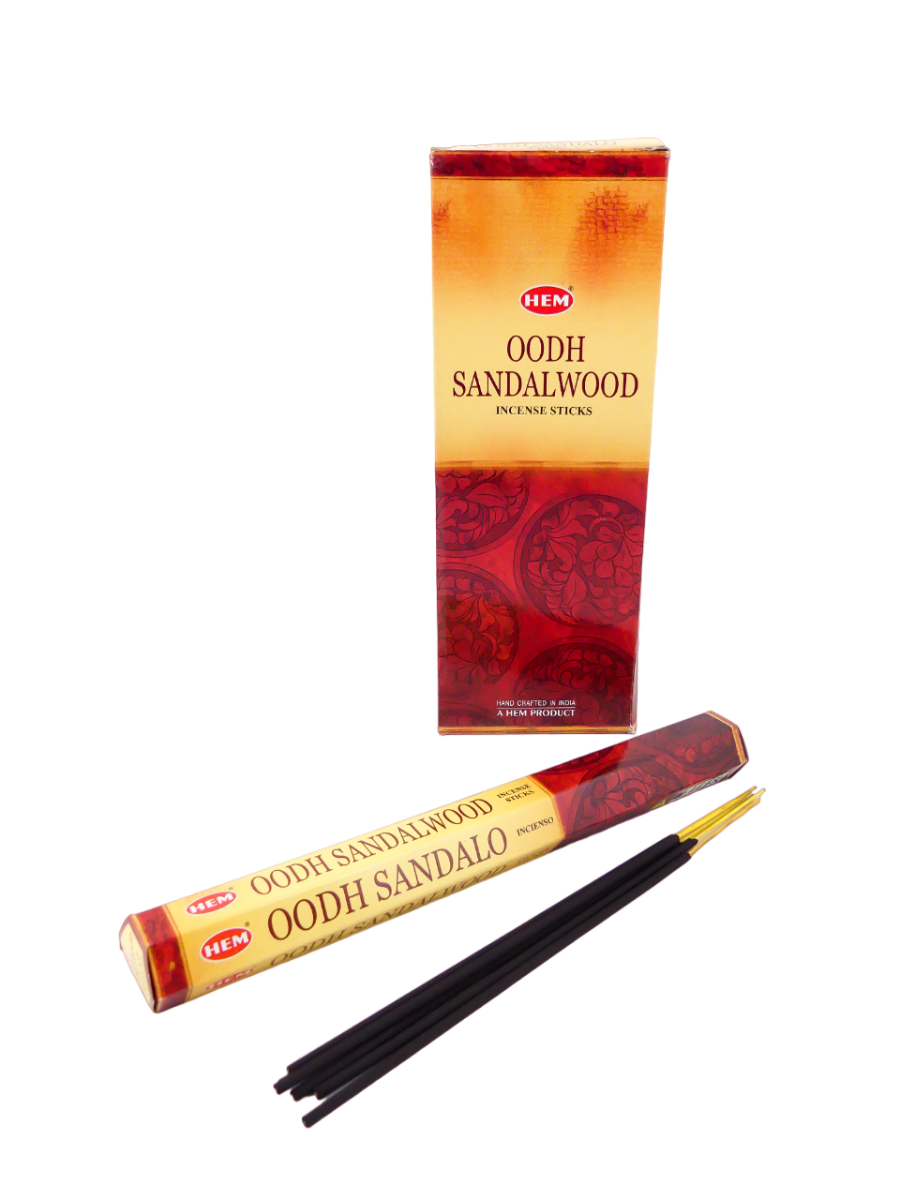 LalaShops HEM Oodh Sandalwood Wierook (pakje á 20 stokjes)