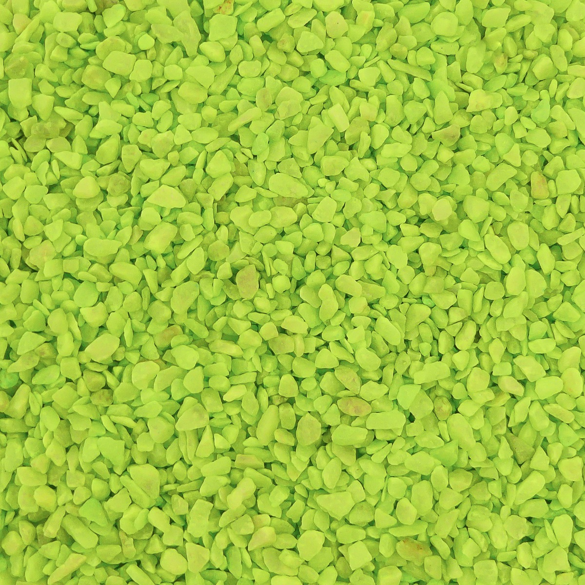 Gekleurde Steentjes 4-6mm - Granulaat - APPEL GROEN / LIME - Bodembedekking voor Bloempotten en Plantenbakken - 1KG afbeelding