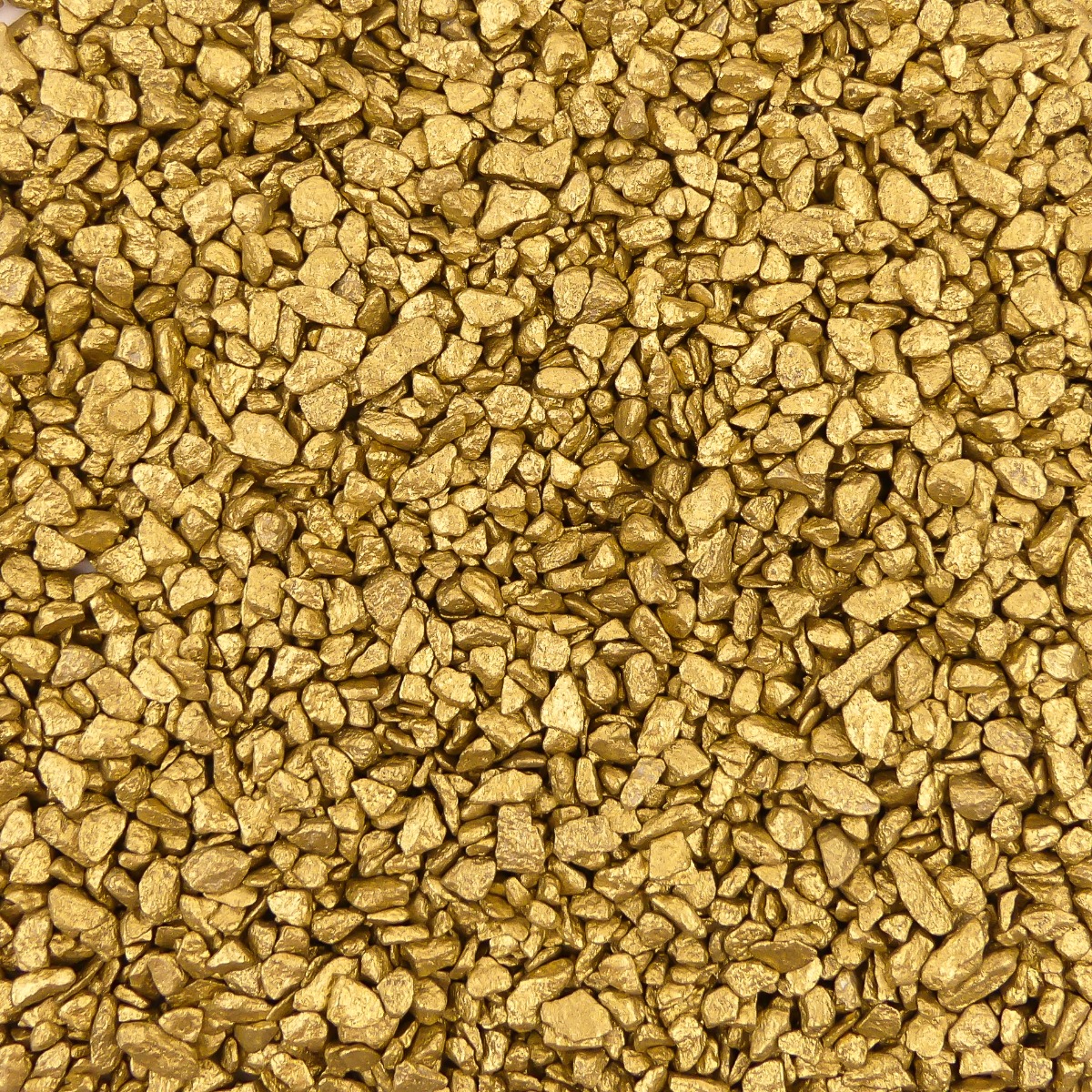 Gekleurde Steentjes 2-3mm - Granulaat - GOUD - Bodembedekking voor Bloempotten en Plantenbakken - 1KG afbeelding