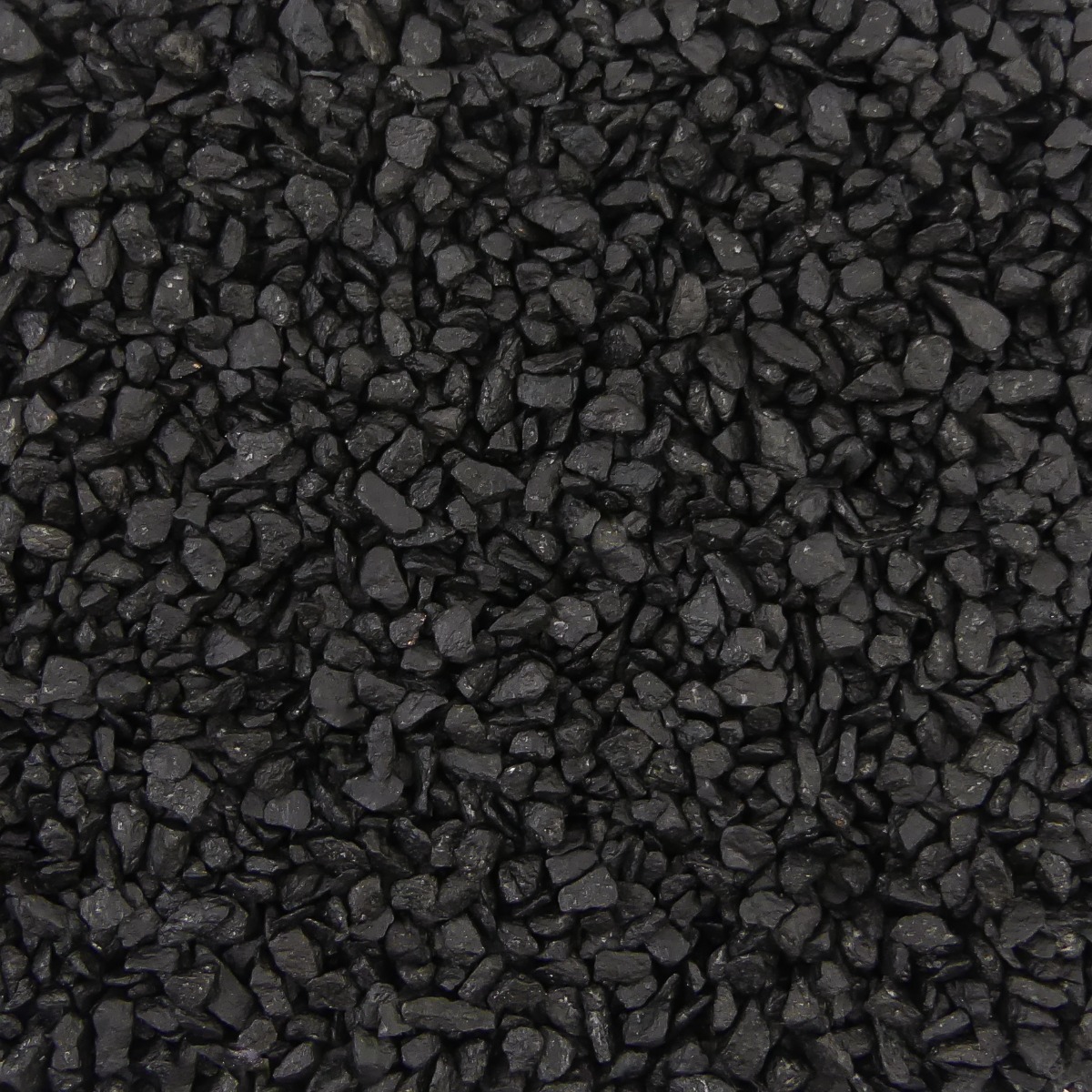 Gekleurde Steentjes 2-3mm - Granulaat - ZWART - Bodembedekking voor Bloempotten en Plantenbakken - 1KG afbeelding