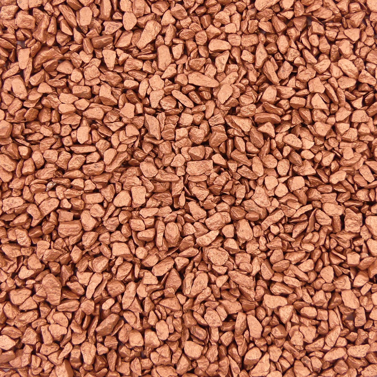 Gekleurde Steentjes 4-6mm - Granulaat - KOPER - Bodembedekking voor Bloempotten en Plantenbakken - 1KG afbeelding