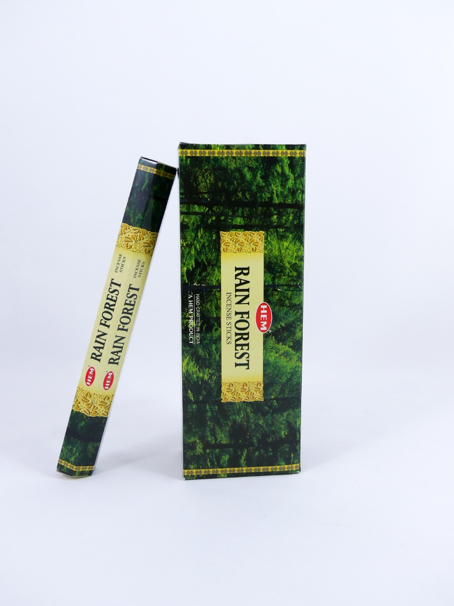 LalaShops HEM Wierook - Rain Forest - Slof / Voordeelbox (6 Pakjes / 120 stokjes)
