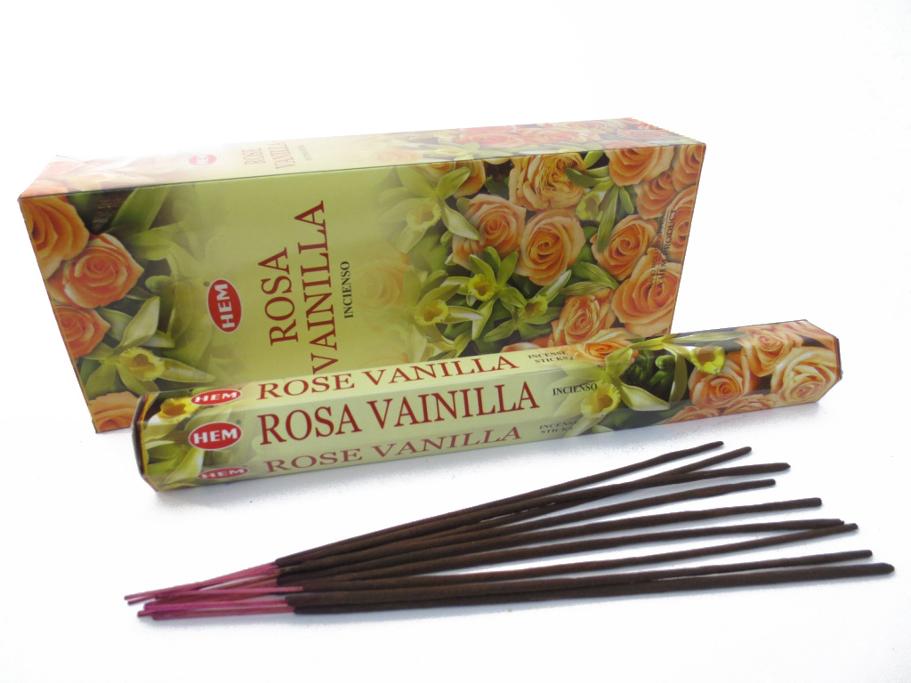 LalaShops HEM Rose Vanilla Wierook (pakje á 20 stokjes)