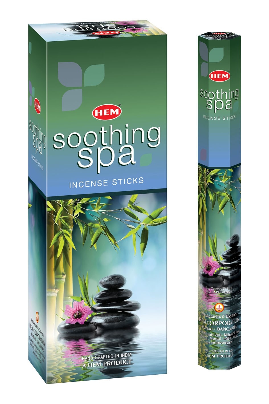 LalaShops HEM Wierook - Soothing Spa - Slof / Voordeelbox (6 Pakjes / 120 stokjes)