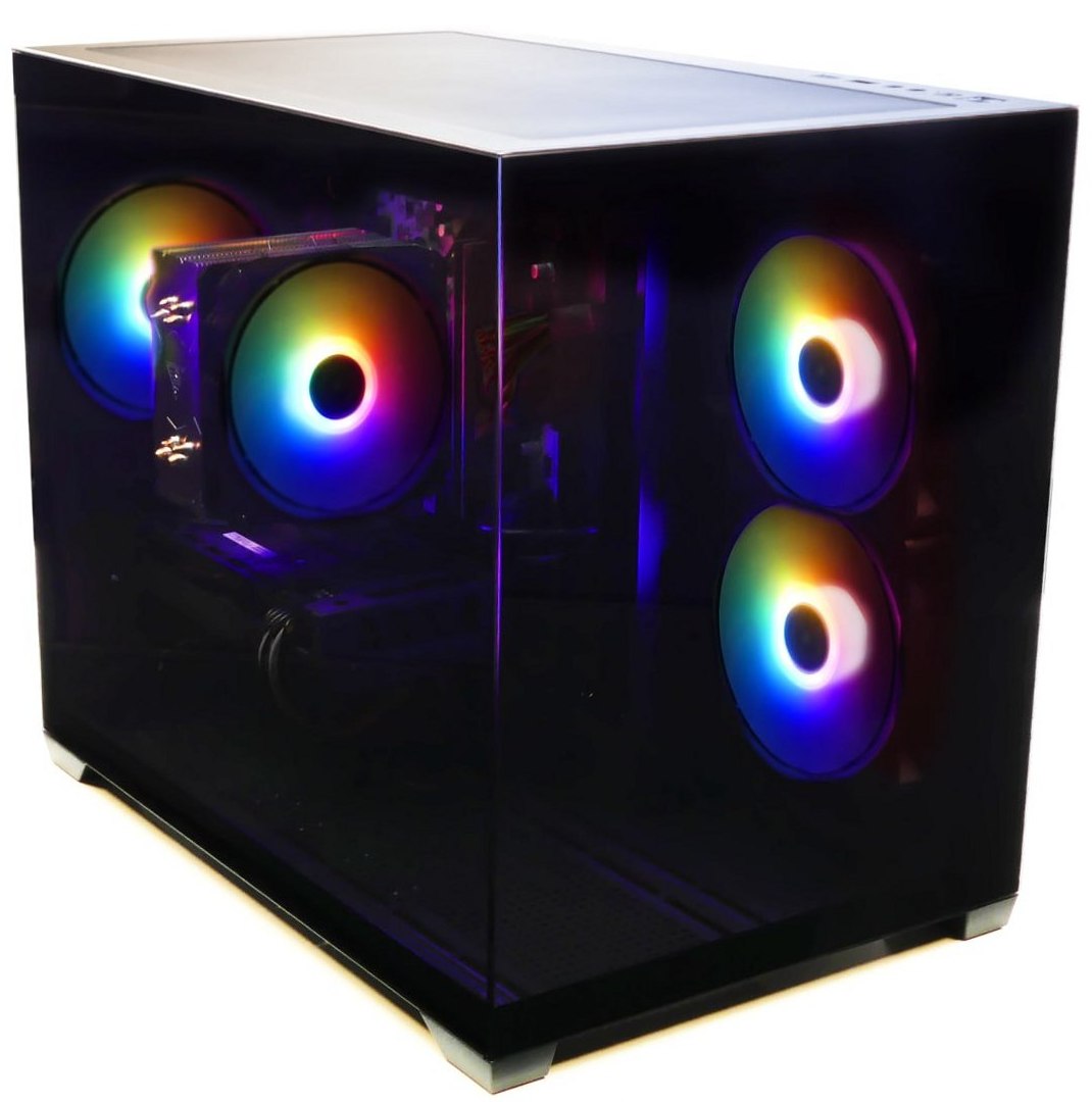 AMD Ryzen 5 8400 8e Generatie Gaming PC - Aquariumcase met aRGb